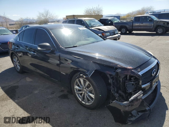 2014 Infiniti Q50 Hybrid Sport with VIN JN1AV7AP7EM692142, listed as a Copart auction lot 49539565 with 157,918 mi miles and Salvage Title. Bid and sale history available at carsss.com. Image 4.