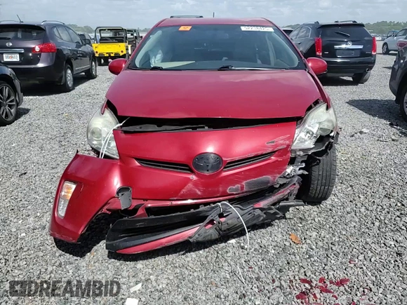 2014 Toyota Prius Four with VIN JTDKN3DUXE1755697, listed as a Copart auction lot 52238425 with 103,928 mi miles and Salvage Title. Bid and sale history available at carsss.com. Image 11.