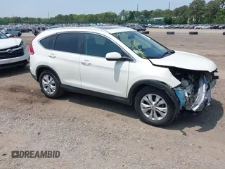 2013 Honda CR-V EX-L z VIN 5J6RM4H7XDL076019, wystawiony jako IAAI lot #42404653 z przebiegiem 92 397 mil mil oraz . Historia ofert i sprzedaży dostępna na DreamBid. Obrazek 1.