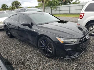 2021 Audi A7 Premium Plus with VIN WAUU2AF2XMN029246, listed as a Copart auction lot 74049384 with 0 mi miles and Non Repairable. Bid and sale history available at carsss.com. Image 4.