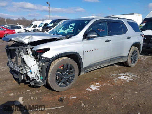 2020 Chevrolet Traverse Premier with VIN 1GNEVKKW3LJ146063, listed as a IAAI auction lot 41523886 with 95,380 mi miles. Bid and sale history available at carsss.com. Image 17.