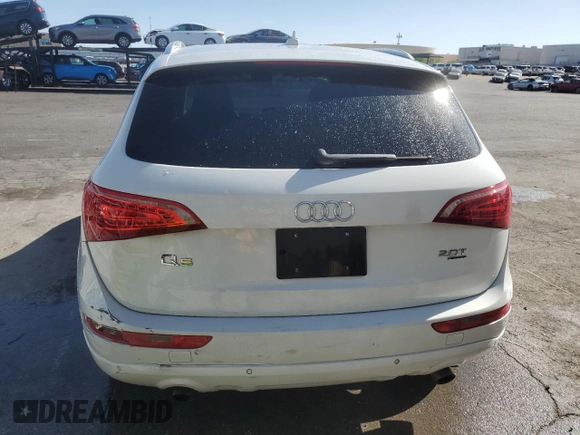 2012 Audi Q5 Premium Plus with VIN WA1LFAFP8CA035397, listed as a Copart auction lot 54115825 with 105,058 mi miles and Clean title. Bid and sale history available at DreamBid. Image 6.