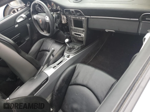 2007 Porsche 911 Turbo with VIN WP0AD29997S784019, listed as a Copart auction lot 52863775 with 0 mi miles and Salvage Title. Bid and sale history available at carsss.com. Image 8.