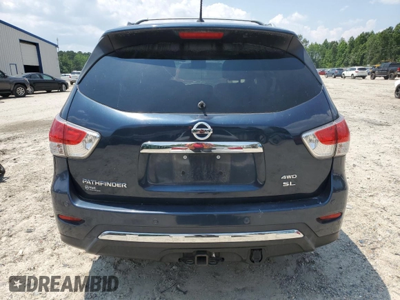 2013 Nissan Pathfinder Platinum with VIN 5N1AR2MM8DC642369, listed as a Copart auction lot 57944905 with 152,984 mi miles and Salvage title. Bid and sale history available at DreamBid. Image 6.