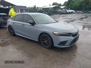 2023 Honda Civic Sport with VIN 2HGFE2F54PH512202, listed as a IAAI auction lot 42331949 with 44,568 mi miles and . Bid and sale history available at DreamBid. Image 1.