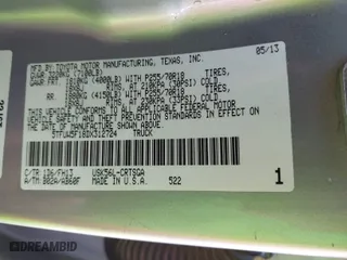 2013 Toyota Tundra 4WD Truck with VIN 5TFUW5F18DX312724, listed as a IAAI auction lot 41735502 with 95,097 mi miles. Bid and sale history available at carsss.com. Image 9.