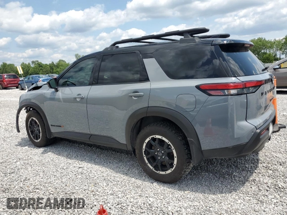 2023 Nissan Pathfinder Rock Creek with VIN 5N1DR3BD9PC237440, listed as a Copart auction lot 60357995 with 64,541 mi miles and Salvage title. Bid and sale history available at DreamBid. Image 2.