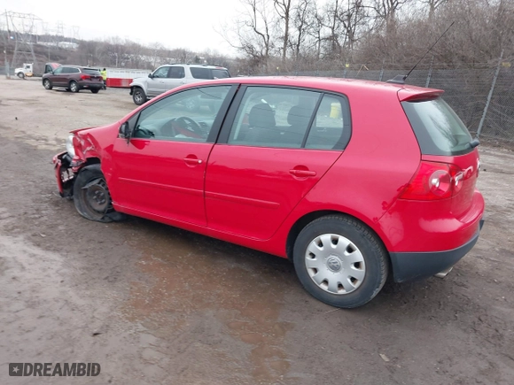 2009 Volkswagen Rabbit S with VIN WVWDB71K59W118060, listed as a IAAI auction lot 41560708 with 63,745 mi miles. Bid and sale history available at carsss.com. Image 3.