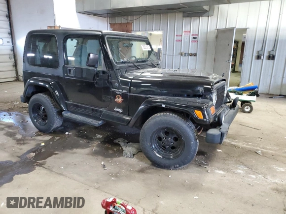 1997 Jeep Wrangler Sahara with VIN 1J4FY49S7VP506996, listed as a Copart auction lot 50531875 with 100,380 mi miles and Clean Title. Bid and sale history available at carsss.com. Image 4.