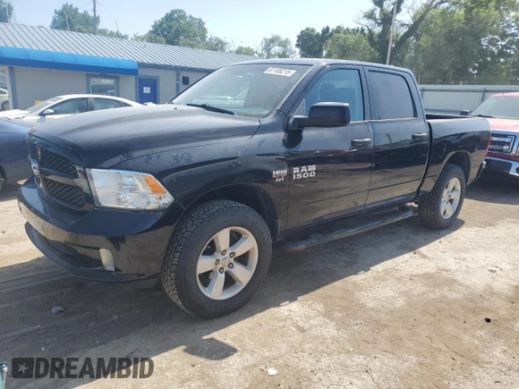 2013 Ram 1500 Express with VIN 1C6RR7KT6DS514630, listed as a Copart auction lot 61105215 with 141,088 mi miles and Salvage title. Bid and sale history available at DreamBid. Image 1.