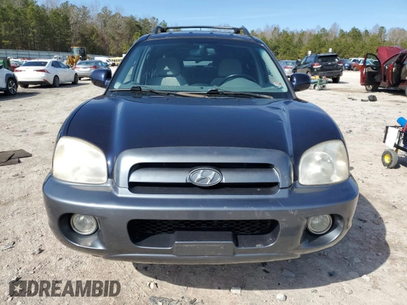 2005 Hyundai Santa Fe GLS with VIN KM8SC13D55U952217, listed as a Copart auction lot 46784205 with 119,714 mi miles and Salvage Title. Bid and sale history available at carsss.com. Image 5.