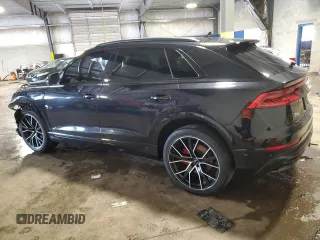 2021 Audi Q8 Premium Plus z VIN WA1EVAF12MD002421, wystawiony jako Copart lot #56870205 z przebiegiem 68 730 mil mil oraz Szkoda całkowita • Salvage title. Historia ofert i sprzedaży dostępna na DreamBid. Obrazek 2.