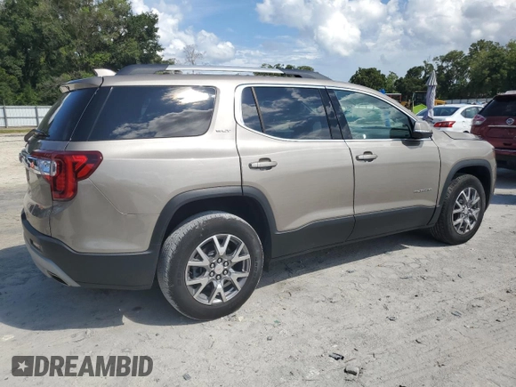 2022 GMC Acadia SLT with VIN 1GKKNMLS2NZ109694, listed as a Copart auction lot 69944824 with 19,606 mi miles and Salvage Title. Bid and sale history available at carsss.com. Image 3.