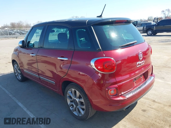 2014 FIAT 500L Lounge with VIN ZFBCFACH1EZ022517, listed as a IAAI auction lot 41783768 with 100,797 mi miles and . Bid and sale history available at DreamBid. Image 3.