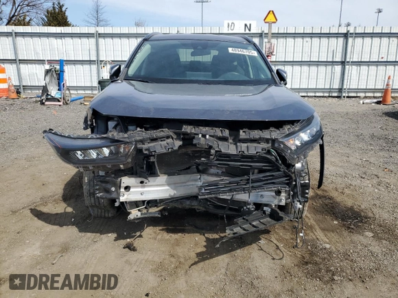 2019 Toyota RAV4 LE with VIN 2T3K1RFV0KC020049, listed as a Copart auction lot 48946705 with 87,021 mi miles and Salvage Title. Bid and sale history available at carsss.com. Image 5.