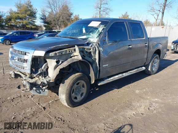 2013 Ford F-150 XL with VIN 1FTFW1ET6DFD65707, listed as a IAAI auction lot 41592995 with 215,848 mi miles and . Bid and sale history available at DreamBid. Image 2.