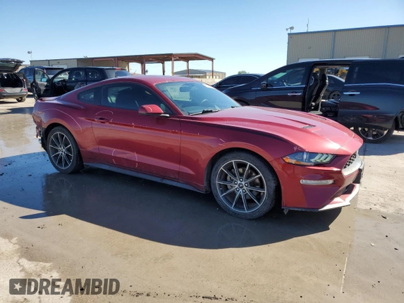 2018 Ford Mustang EcoBoost z VIN 1FA6P8TH8J5175581, wystawiony jako Copart lot #55151015 z przebiegiem 65 685 mil mil oraz Szkoda całkowita • Salvage title. Historia ofert i sprzedaży dostępna na DreamBid. Obrazek 4.