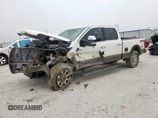 2022 Ford F-250 XL z VIN 1FT7W2BT1NED21300, wystawiony jako Copart lot #58690815 z przebiegiem Nie podano mil oraz Szkoda całkowita • Salvage title. Historia ofert i sprzedaży dostępna na DreamBid. Obrazek 1.