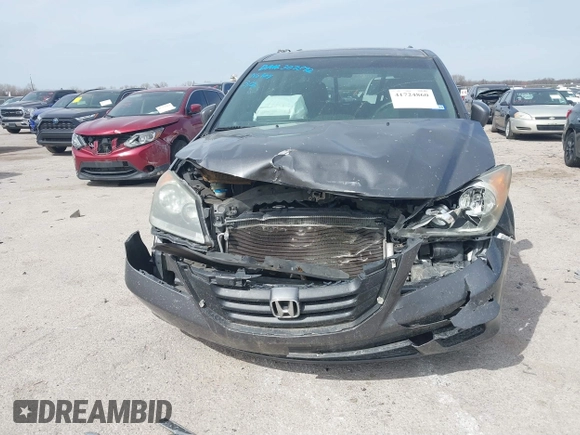 2010 Honda Odyssey EX-L with VIN 5FNRL3H61AB013500, listed as a IAAI auction lot 41724860 with 139,566 mi miles. Bid and sale history available at carsss.com. Image 6.