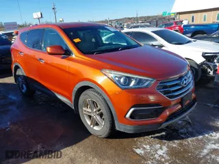 2017 Hyundai Santa Fe Sport 2.4L with VIN 5XYZT3LB6HG487787, listed as a IAAI auction lot 41460500 with 95,473 mi miles. Bid and sale history available at carsss.com. Image 1.