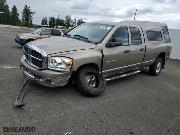 2006 Dodge Ram 2500 SLT with VIN 1D7KS28C66J133092, listed as a Copart auction lot 70456874 with 118,218 mi miles and Salvage Title. Bid and sale history available at carsss.com. Image 1.
