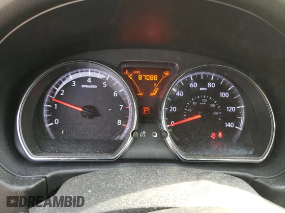 2014 Nissan Versa SV with VIN 3N1CN7AP2EL877735, listed as a Copart auction lot 54451125 with 87,088 mi miles and Clean Title. Bid and sale history available at carsss.com. Image 9.