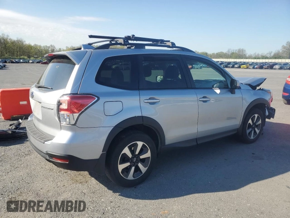 2018 Subaru Forester Premium with VIN JF2SJAGC5JH576148, listed as a Copart auction lot 55021285 with 55,714 mi miles and Salvage Title. Bid and sale history available at DreamBid. Image 3.