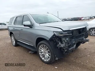 2023 Cadillac Escalade RWD Premium Luxury z VIN 1GYS3BKLXPR112467, wystawiony jako IAAI lot #41898045 z przebiegiem 48 386 mil mil oraz . Historia ofert i sprzedaży dostępna na DreamBid. Obrazek 1.