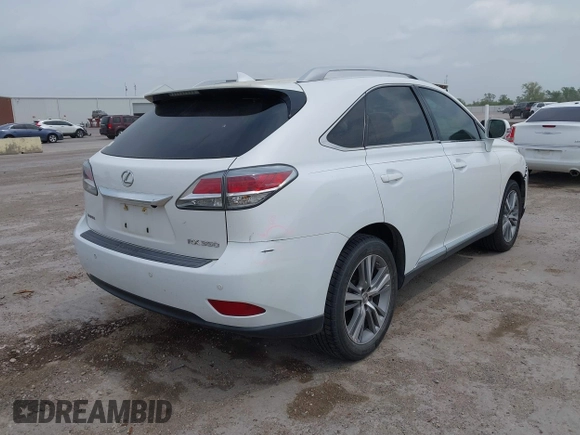 2015 Lexus RX 350 with VIN 2T2ZK1BA5FC191888, listed as a IAAI auction lot 42038203 with 153,861 mi miles and . Bid and sale history available at carsss.com. Image 4.