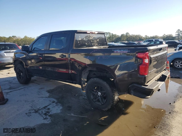 2019 Chevrolet Silverado 1500 Custom Trail Boss with VIN 1GCPYCEF2KZ423098, listed as a Copart auction lot 48358185 with 125,327 mi miles and Salvage Title. Bid and sale history available at carsss.com. Image 2.