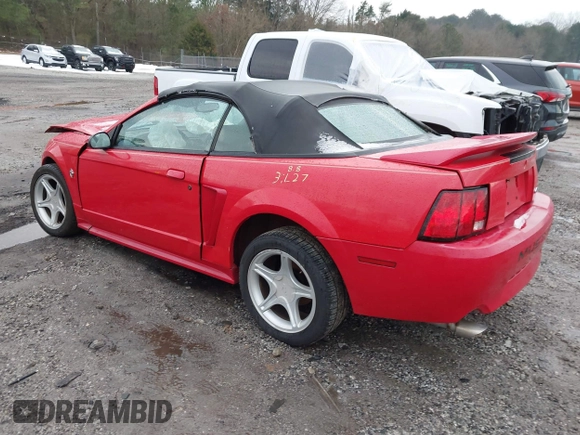 1999 Ford Mustang GT z VIN 1FAFP45XXXF127807, wystawiony jako IAAI lot #41302411 z przebiegiem 156 680 mil mil oraz . Historia ofert i sprzedaży dostępna na DreamBid. Obrazek 3.