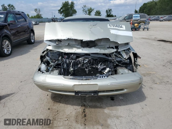 1997 Lincoln Continental with VIN 1LNLM97V7VY731116, listed as a Copart auction lot 67058894 with 0 mi miles and Salvage Title. Bid and sale history available at carsss.com. Image 5.