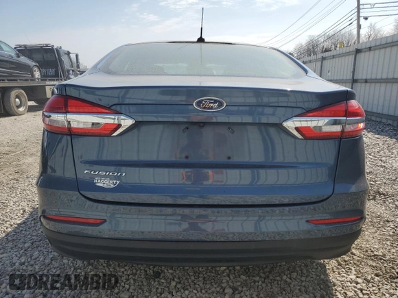 2019 Ford Fusion S with VIN 3FA6P0G72KR143050, listed as a Copart auction lot 49137675 with 108,106 mi miles and Salvage Title. Bid and sale history available at DreamBid. Image 6.