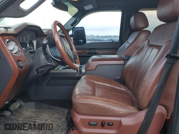 2014 Ford F-350 XLT with VIN 1FT8W3BT4EEB01188, listed as a Copart auction lot 55171925 with 273,834 mi miles and Salvage Title. Bid and sale history available at DreamBid. Image 7.