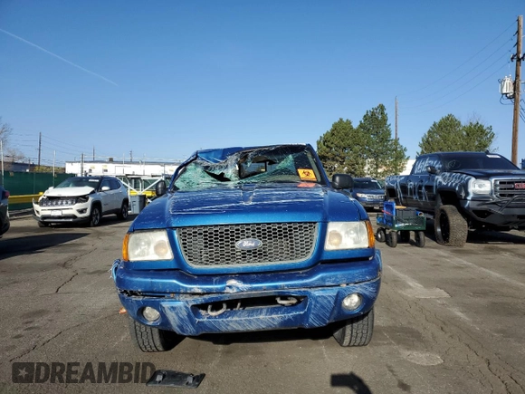 2001 Ford Ranger XL Fleet with VIN 1FTZR15E91PB58143, listed as a Copart auction lot 52352275 with Not Provided miles and Non Repairable. Bid and sale history available at DreamBid. Image 5.