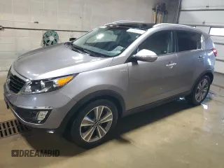 2014 Kia Sportage SX with VIN KNDPCCA61E7566385, listed as a Copart auction lot 55698245 with 148,358 mi miles and Clean title. Bid and sale history available at DreamBid. Image 1.