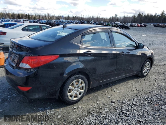 2012 Hyundai Accent GLS with VIN KMHCT4AE0CU245394, listed as a Copart auction lot 49442285 with 240,402 mi miles and Salvage Title. Bid and sale history available at carsss.com. Image 3.