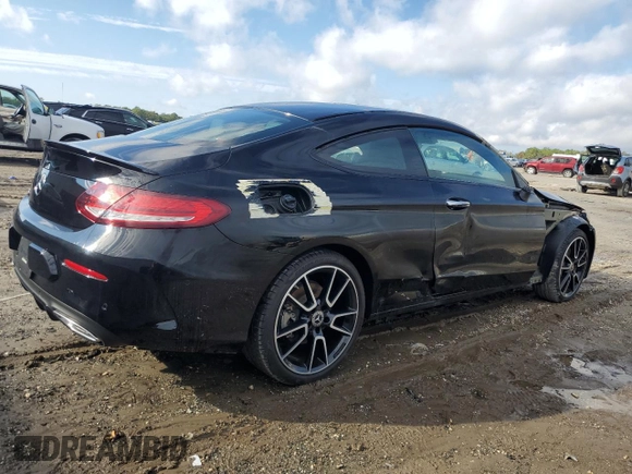 2023 Mercedes-Benz C 300 with VIN W1KWJ8DBXPG129002, listed as a Copart auction lot 84205894 with 13,525 mi miles and Salvage Title. Bid and sale history available at DreamBid. Image 3.