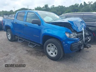 2022 Chevrolet Colorado 2WD Work Truck z VIN 1GCGSBEA1N1302338, wystawiony jako IAAI lot #42388100 z przebiegiem 34 422 mil mil oraz . Historia ofert i sprzedaży dostępna na DreamBid. Obrazek 1.