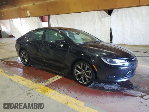 2016 Chrysler 200 S z VIN 1C3CCCBG9GN122468, wystawiony jako Copart lot #54437125 z przebiegiem 115 160 mil mil oraz Szkoda całkowita • Salvage title. Historia ofert i sprzedaży dostępna na DreamBid. Obrazek 4.