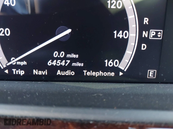 2013 Mercedes-Benz S 550 with VIN WDDNG9EB3DA499477, listed as a IAAI auction lot 41590018 with 64,547 mi miles and . Bid and sale history available at DreamBid. Image 15.