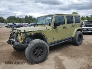 2013 Jeep Wrangler Unlimited Rubicon with VIN 1C4BJWFG1DL565889, listed as a Copart auction lot 56312505 with 150,977 mi miles and Salvage title. Bid and sale history available at DreamBid. Image 1.