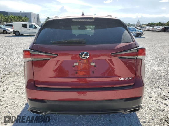2020 Lexus NX 300 with VIN JTJAARBZ4L5011167, listed as a Copart auction lot 62017015 with 24,375 mi miles and Salvage title. Bid and sale history available at DreamBid. Image 6.