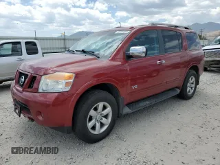 2008 Nissan Armada LE z VIN 5N1BA08C18N618717, wystawiony jako Copart lot #60359565 z przebiegiem 198 706 mil mil oraz Czysty tytuł • Clean title. Historia ofert i sprzedaży dostępna na DreamBid. Obrazek 1.