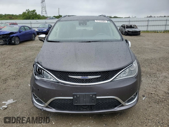 2018 Chrysler Pacifica Limited z VIN 2C4RC1GG6JR357777, wystawiony jako Copart lot #51124505 z przebiegiem 65 342 mil mil oraz Szkody całkowita. Historia ofert i sprzedaży dostępna na DreamBid. Obrazek 5.