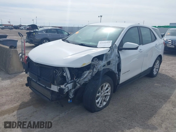 2019 Chevrolet Equinox LT z VIN 2GNAXKEVXK6256700, wystawiony jako IAAI lot #41655963 z przebiegiem 80 294 mil mil oraz . Historia ofert i sprzedaży dostępna na DreamBid. Obrazek 2.