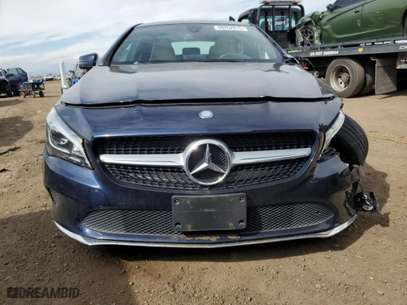2018 Mercedes-Benz CLA with VIN WDDSJ4GB9JN515142, listed as a Copart auction lot 48262815 with NaN miles and Salvage Title. Bid and sale history available at carsss.com. Image 5.
