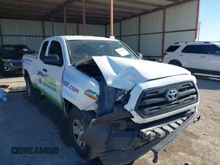 2016 Toyota Tacoma SR with VIN 5TFRX5GNXGX068468, listed as a IAAI auction lot 41844337 with 284,068 mi miles. Bid and sale history available at carsss.com. Image 1.