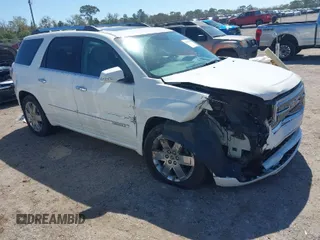 2013 GMC Acadia Denali with VIN 1GKKVTKD5DJ205295, listed as a IAAI auction lot 41708410 with 192,493 mi miles. Bid and sale history available at carsss.com. Image 1.