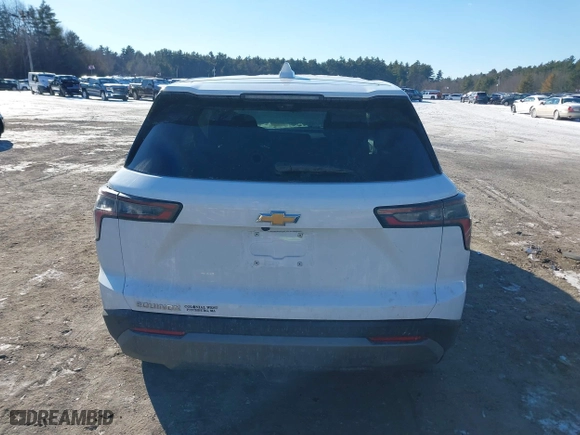 2025 Chevrolet Equinox FWD LT with VIN 3GNAXHEG8SL116399, listed as a IAAI auction lot 41305135 with 6,761 mi miles. Bid and sale history available at carsss.com. Image 16.
